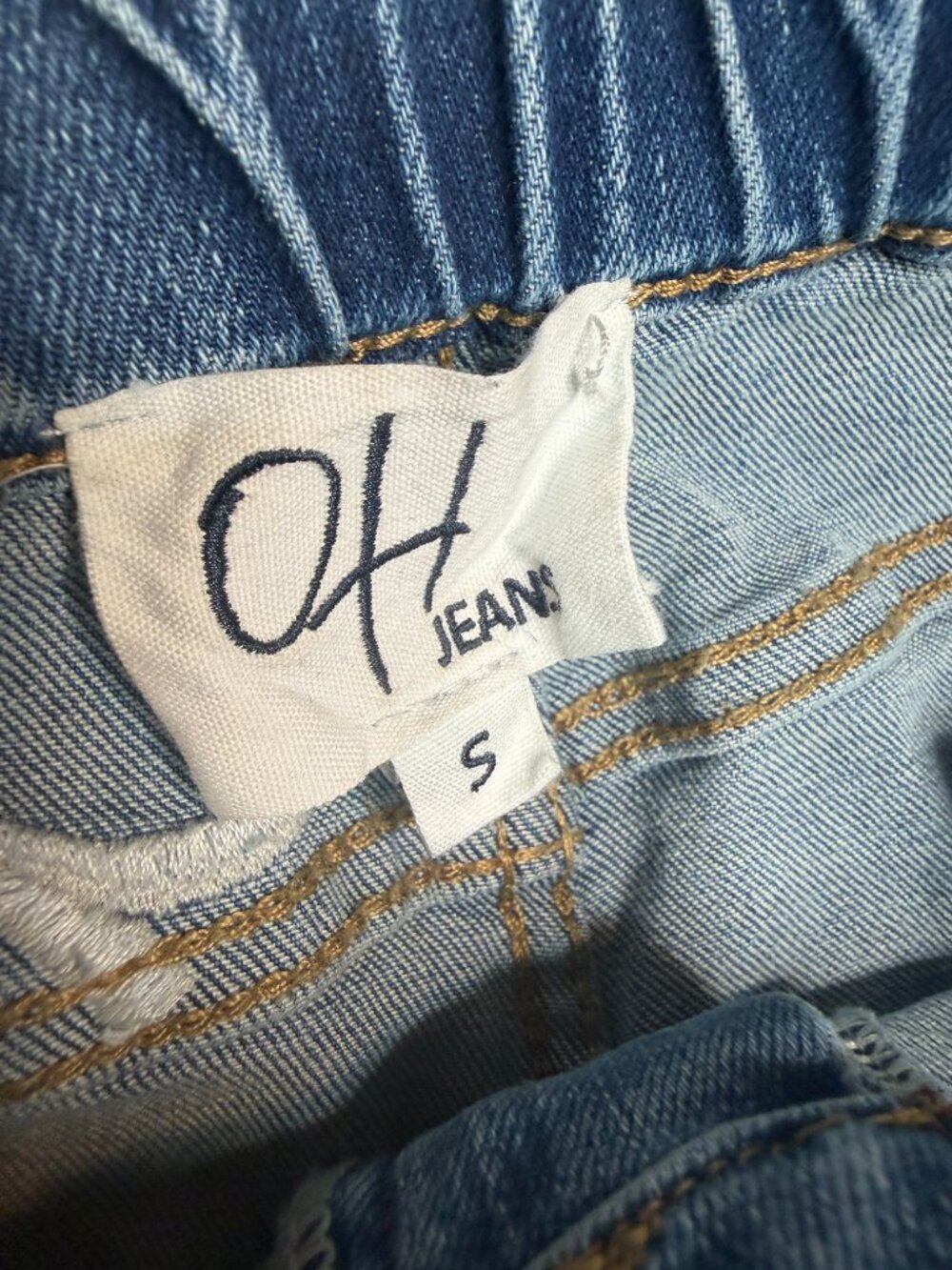 Oli & Hali OH Jeans Floral Embroidered Wide Leg Jeans S - Picture 4 of 7